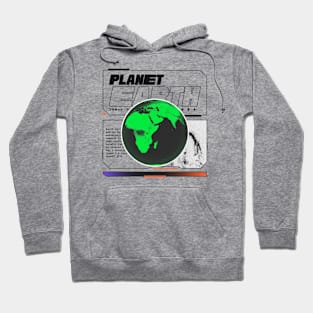 Planet Earth Space Galaxy Universe Planets Hoodie